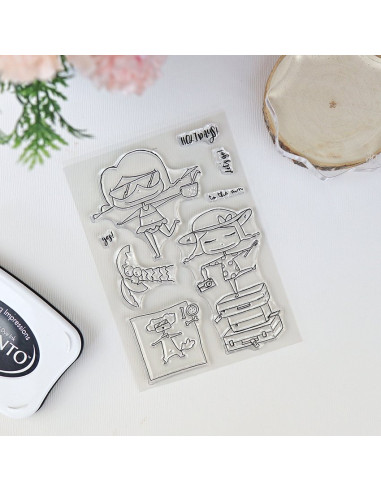 Holidays ENGLISH clear stamps set |...