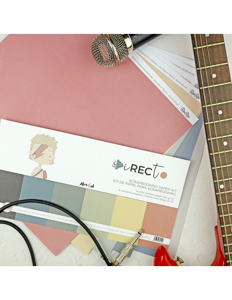 En Directo solid papers kit | Alúa Cid design