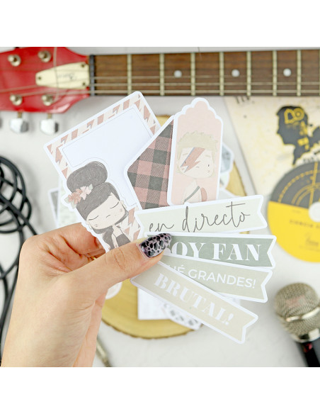 En Directo die-cuts set | Alúa Cid