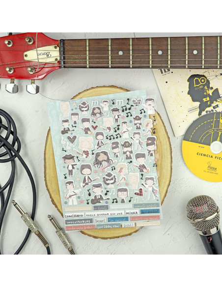 En Directo puffy stickers | Alúa Cid design