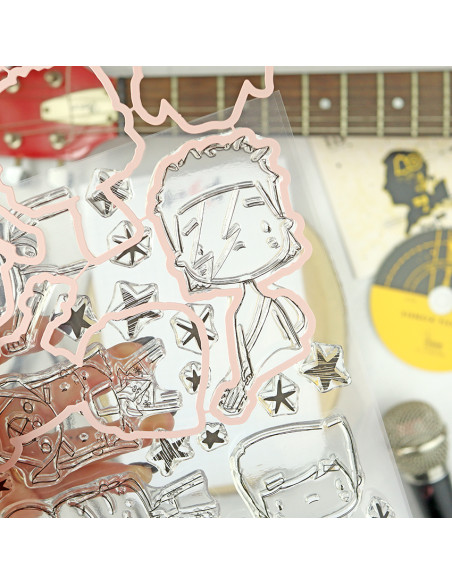 Estrellas de UK stamps & dies set | Alúa Cid