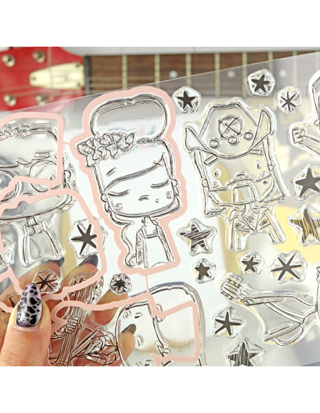 Estrellas de UK stamps & dies set | Alúa Cid