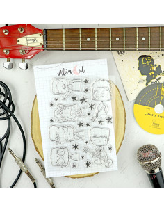 Estrellas de UK clear stamp set | Alúa Cid 2