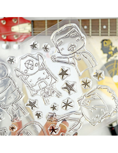 Estrellas de UK clear stamp set |...