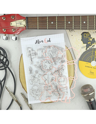 En Directo stamps & dies set | Alúa Cid