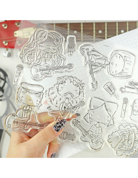 En Directo clear stamps set | Alúa Cid