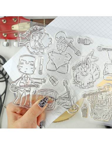 En Directo clear stamp set | Alúa Cid