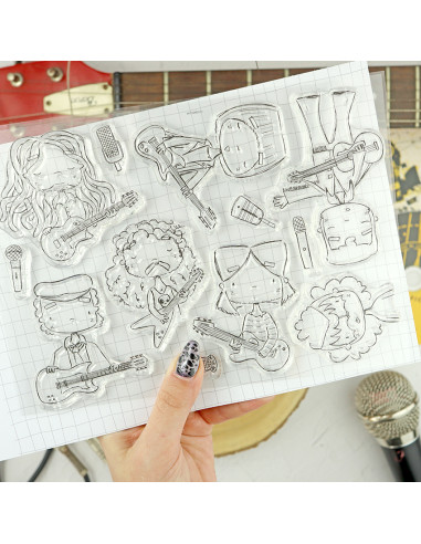 En Directo clear stamp set | Alúa Cid