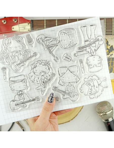 En Directo clear stamps set | Alúa Cid