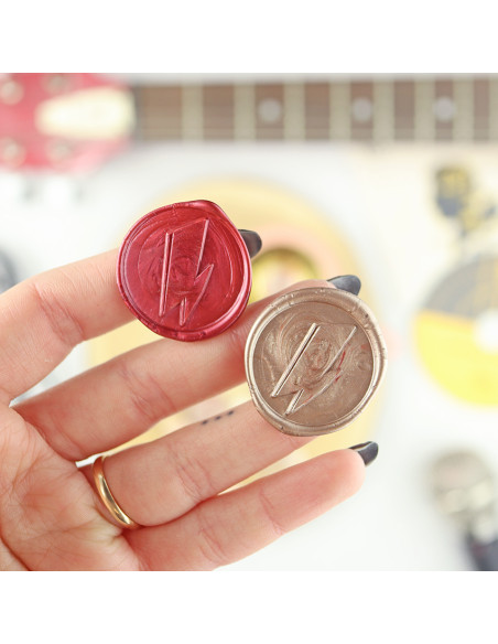 Bowie wax seal | En Directo by Alúa Cid