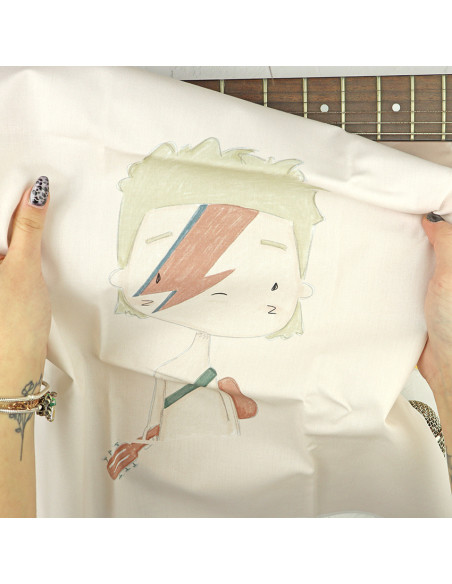 Starman Printed panel fabric | En Directo by Alúa Cid