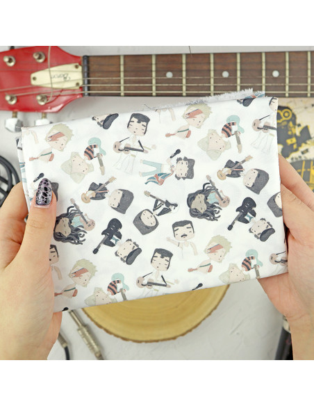 5m Popurri en Directo printed fabric | En Directo by Alúa Cid