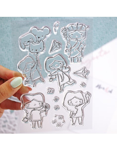 Libertad otoño clear stamps set | Alúa Cid