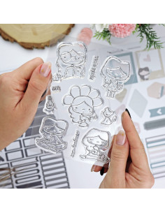 Libertad invierno clear stamps set | Alúa Cid