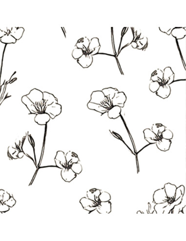 5m Poppy printed fabric | RD by Alúa Cid