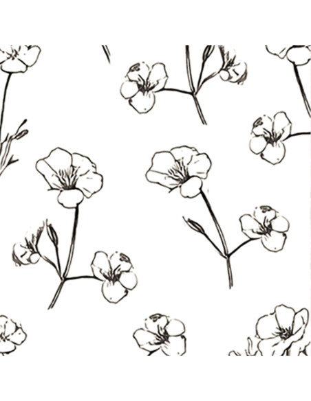 5m Poppy printed fabric | RD by Alúa Cid