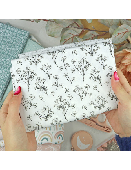 5m Poppy printed fabric | RD by Alúa Cid