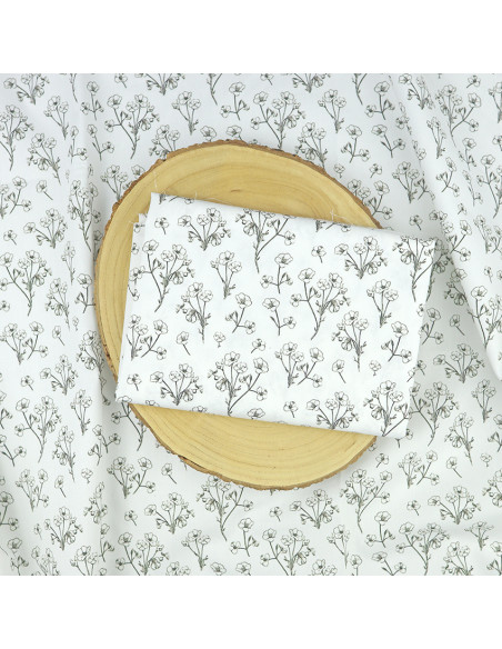 5m Poppy printed fabric | RD by Alúa Cid