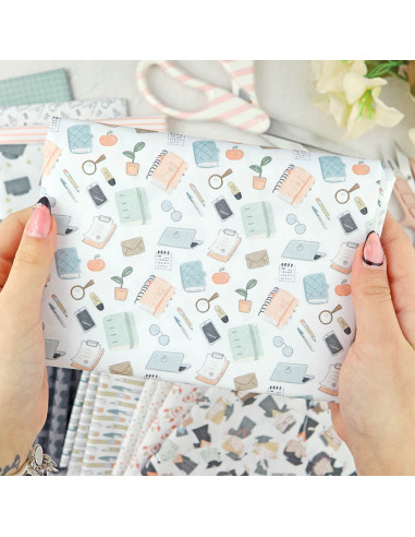 5m Mi escritorio printed fabric |...