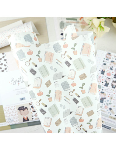 Mi escritorio laminated paper sheet |...