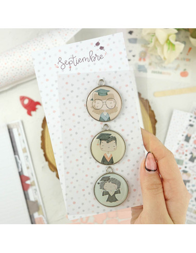 Septiembre metallic charms | Alua Cid
