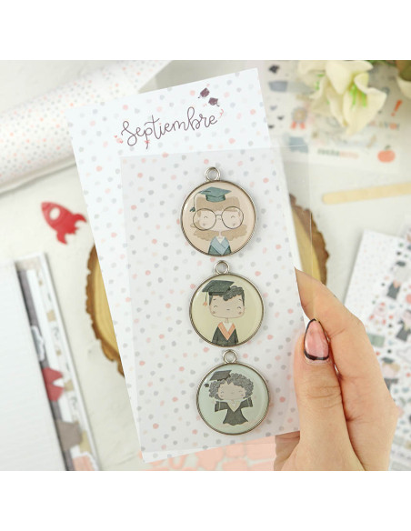 Septiembre metallic charms | Alua Cid