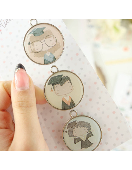 Septiembre metallic charms | Alua Cid