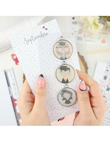 Septiembre metallic charms | Alua Cid