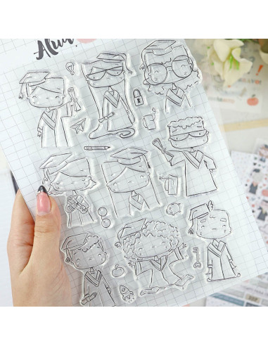 Septiembre clear stamps set | Alúa Cid