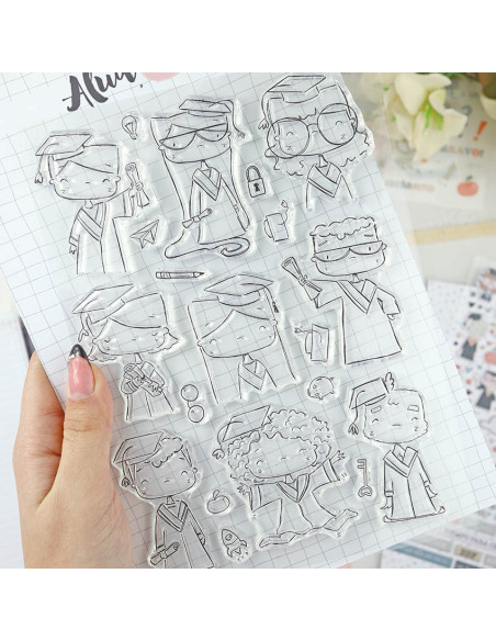 Septiembre clear stamps set | Alúa Cid