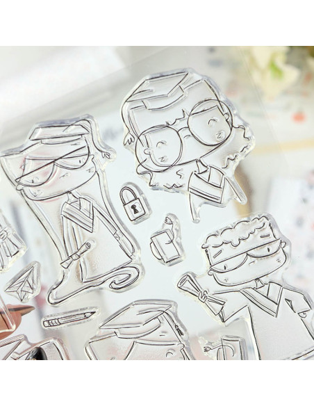 Septiembre clear stamps set | Alúa Cid