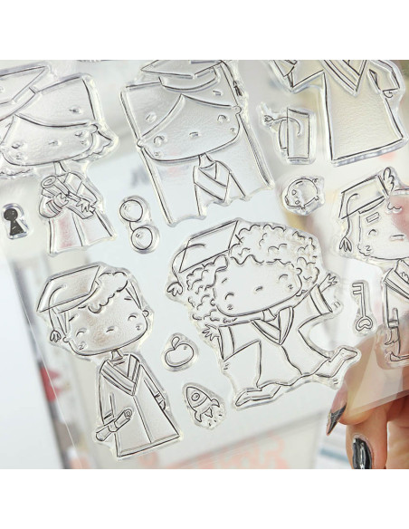 Septiembre clear stamps set | Alúa Cid