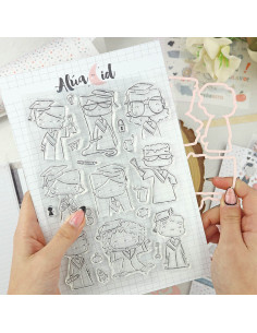 Septiembre stamps & dies set | Alúa Cid