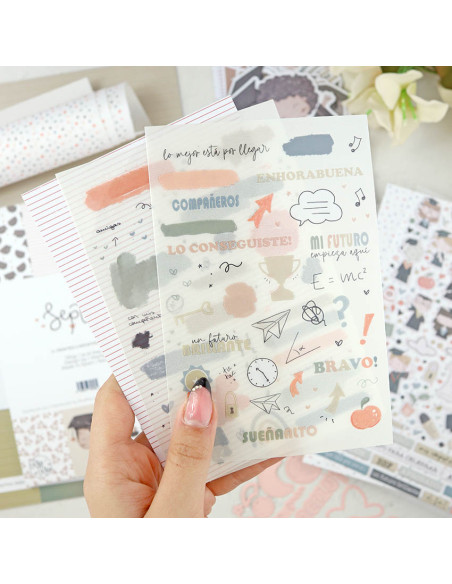 Septiembre rub-ons | Alúa Cid