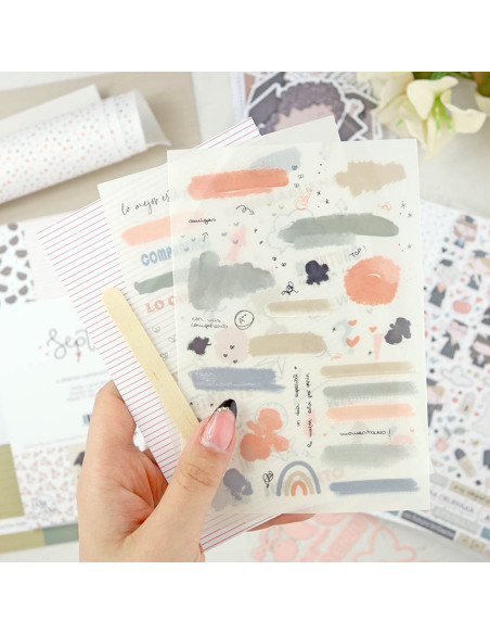 Septiembre rub-ons | Alúa Cid