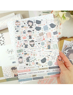 Septiembre puffy stickers | Alúa Cid design 2