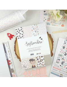 Septiembre 6x8" paper pad | Alúa Cid design 2