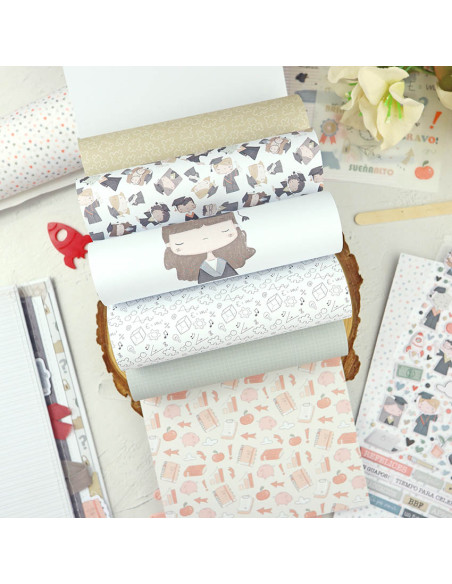 Septiembre 6x8" paper pad | Alúa Cid design