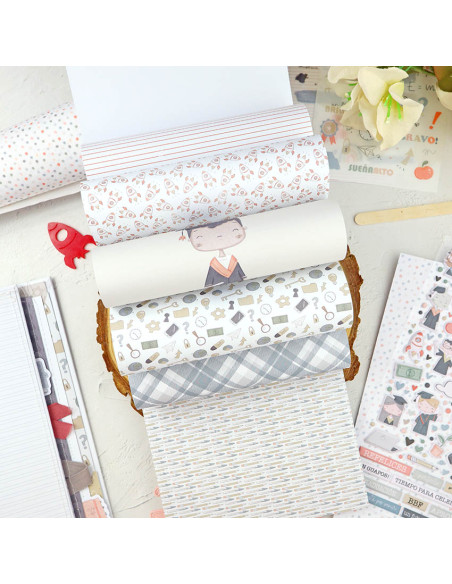 Septiembre 6x8" paper pad | Alúa Cid design