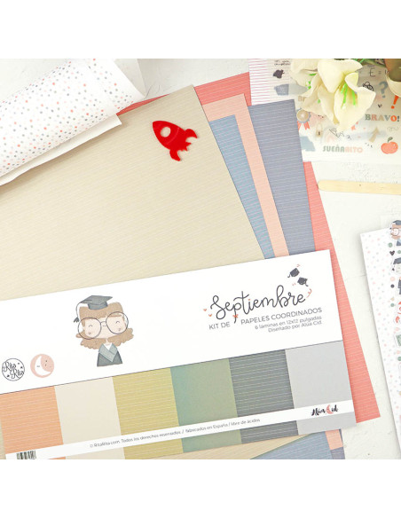 Septiembre solid paper Kit | Alúa Cid