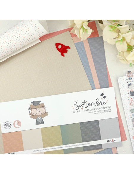 Septiembre solid paper Kit | Alúa Cid