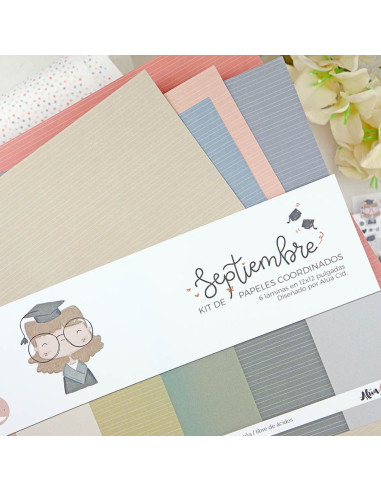 Septiembre solid paper Kit | Alúa Cid