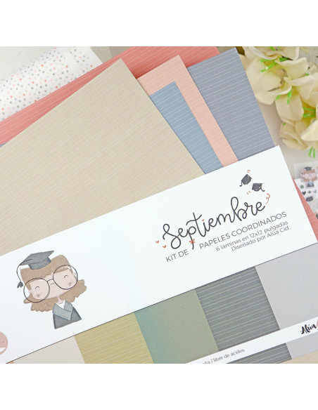 Septiembre solid paper Kit | Alúa Cid