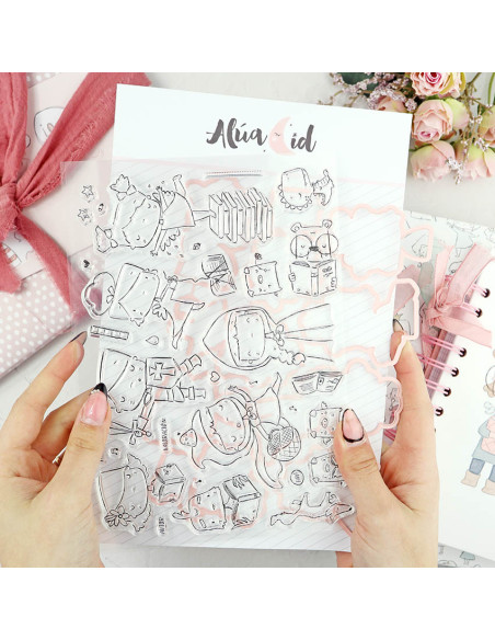 De Cuento stamps & dies set | Alúa Cid
