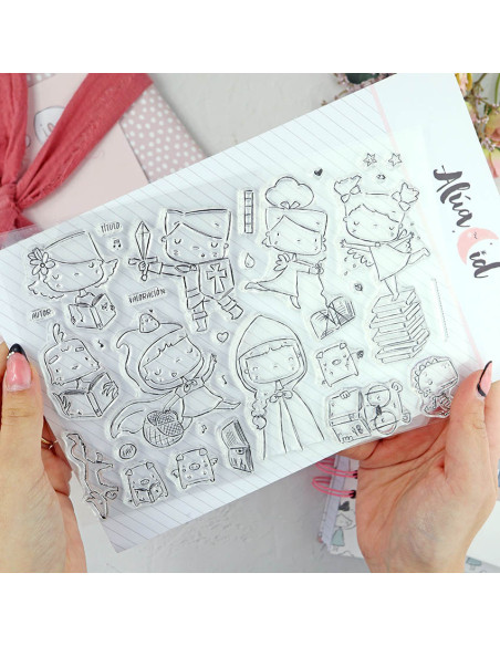 De Cuento stamps & dies set | Alúa Cid