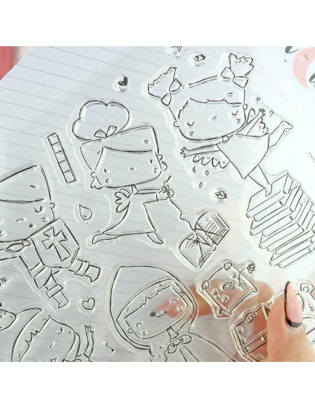 De Cuento stamps & dies set | Alúa Cid