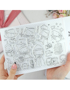 De Cuento clear stamps set | Alúa Cid 2