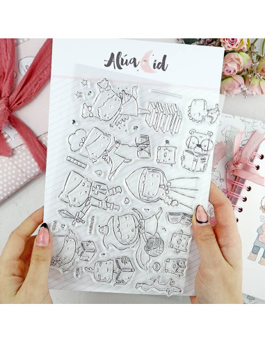 De Cuento clear stamps set | Alúa Cid