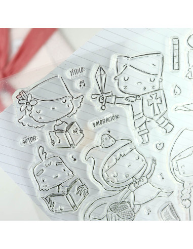 De Cuento clear stamps set | Alúa Cid