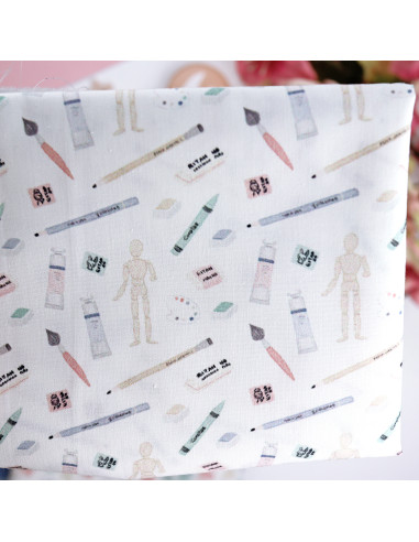 5m Bellas Artes printed fabric | Ohana Creativa by Alúa Cid